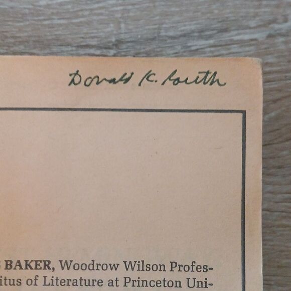 Ernest Hemingway: A Life Story by Carlos Baker Paperback Classic 1968 Discuss 80 - Picture 3 of 9